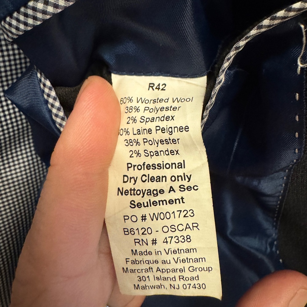 Tommy Hilfiger Navy Men's Blazer 40R - Picture 4 of 8